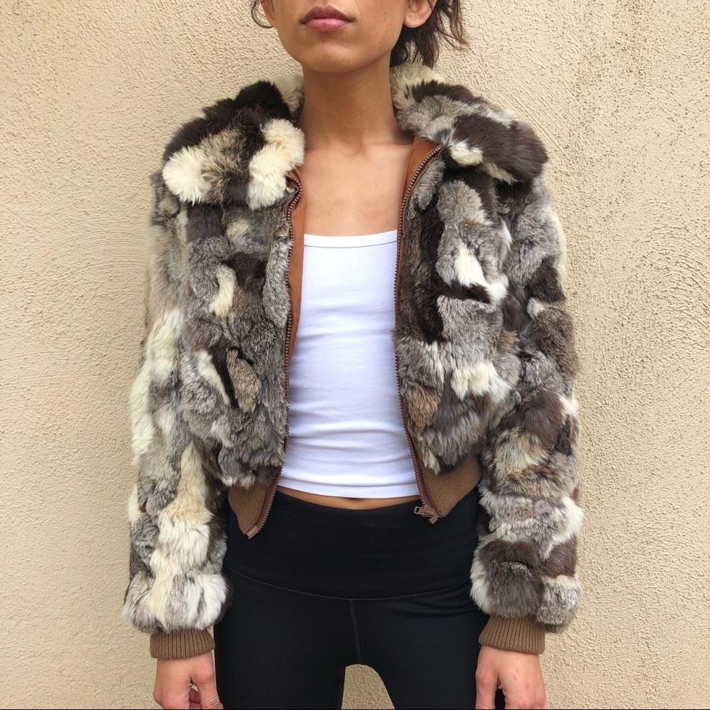 🛑SOLD🛑 Vintage Rabbit Fur Jacket
